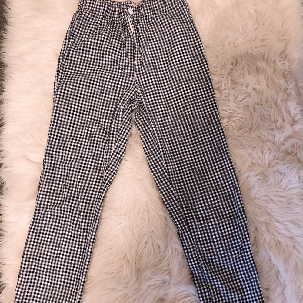 brandy melville checkered pants